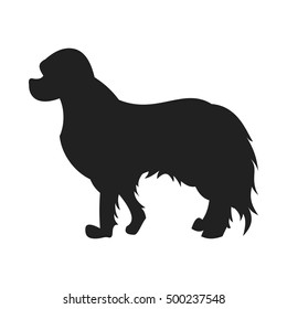 Spaniel Vector Black Silhouette
