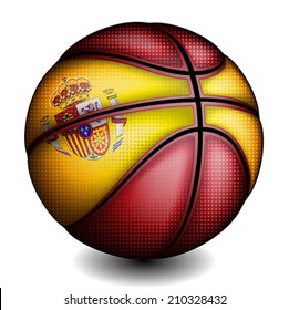 Spanish basket ball, vector 