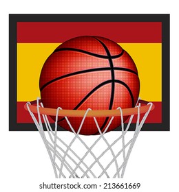Spanish basket ball, vector 