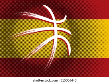 Spanish basket ball, vector 