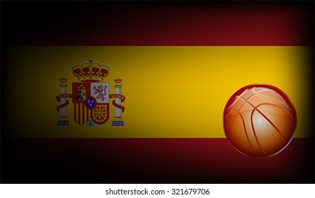 Spanish basket ball, vector 
