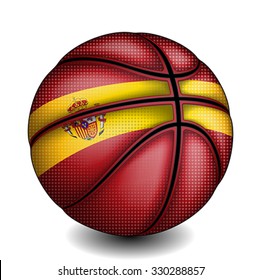 Spanish basket ball, vector 