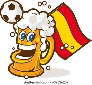Spanish beer mug