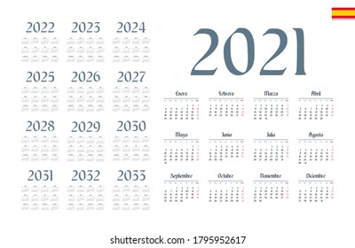 277 2032 calender Stock Vectors, Images & Vector Art | Shutterstock