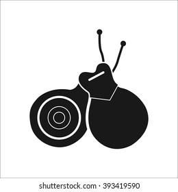 Spanish castanets simple icon on white background