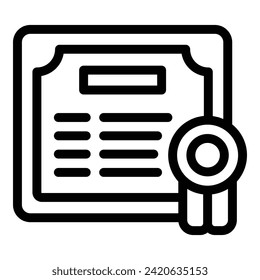 Spanish course diploma icon outline vector. Speak school. Center book