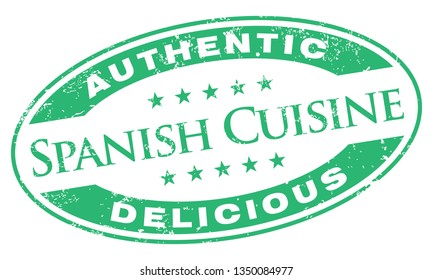 Spanish Cuisine Stamp