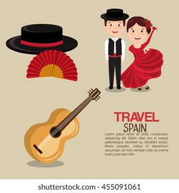 Spanish Culture Icons Isolated Icon Design, Vector Illustration  Graphic 