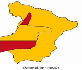 Spanish finger signal