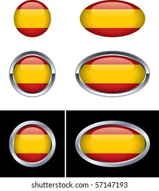 Spanish Flag Buttons