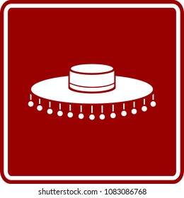 spanish flamenco hat sign