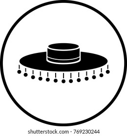 spanish flamenco hat symbol