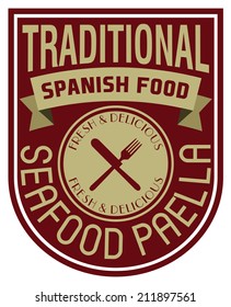 spanish food label