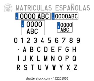 Placas espanholas