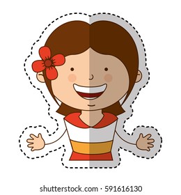 spanish little girl character
