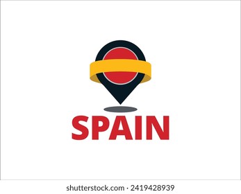 Spanish Location Pin and Flag Learn Spanish Language 