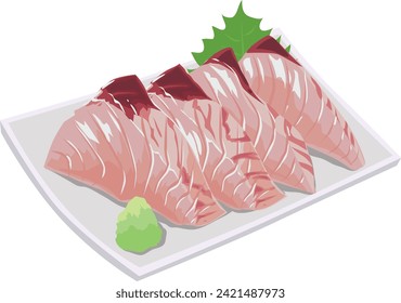 It is Spanish mackerel  sashimi