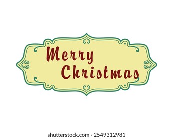 Espanhol Feliz Natal lettering: Feliz Navidad no fundo vetor ilustração stock. Letras de Natal.