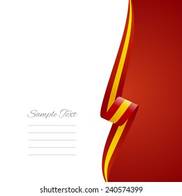 Spanish right side brochure cover vector