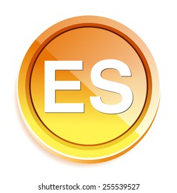 Spanish sign button