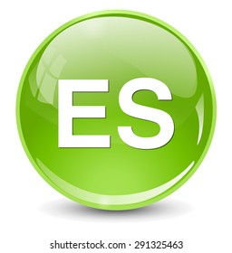Spanish sign button
