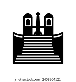 Icono de Pasos Españoles en Vector. Logotipo
