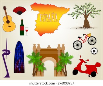 spanish symbols and landmarks