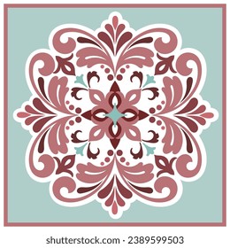 Spanisches Fliesendesign, Vektorgrafik
