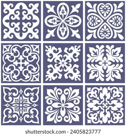 Spanish tile design , vector illustration
tile design pattern exotic style