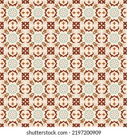 Patrón de azulejos español, diseño de baldosas marroquíes, fondo blanco y negro sin fisuras - Azulejo
