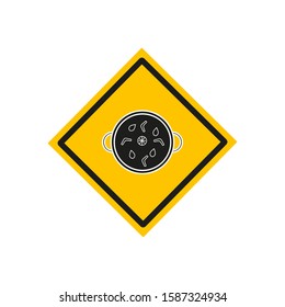 Spanish typical paella icon vector