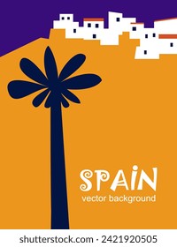 spanish vector background for print, poster, cover