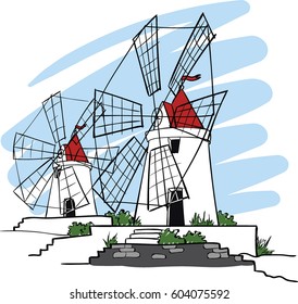 Spanish windmill