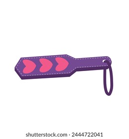 Spanking paddle on white background