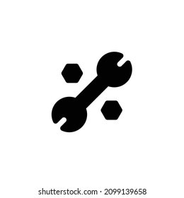 Spanner icon, eps 10 format