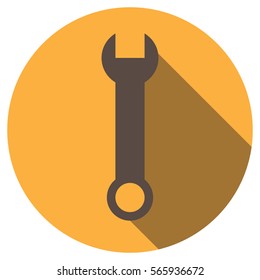 spanner icon isolated