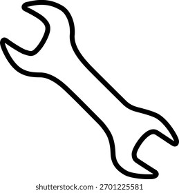 El icono de la llave aislado en el fondo blanco