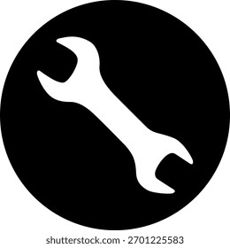 El icono de la llave aislado en el fondo blanco