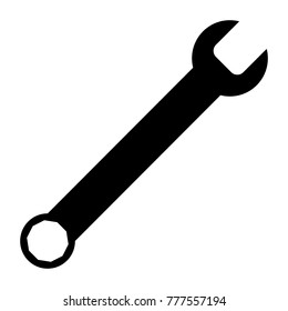 Spanner icon. Service tool