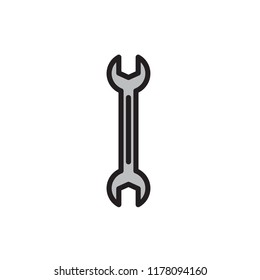 spanner icon vector design eps10
