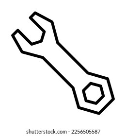 Spanner icon vector design illustration