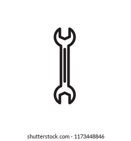 spanner icon vector eps10