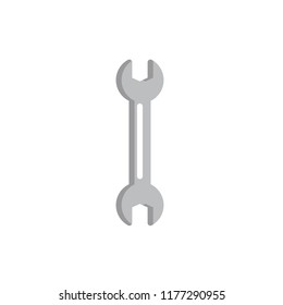 spanner icon vector flat style