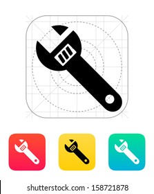 Spanner icon. Vector Illustration.