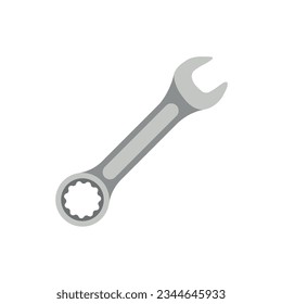 Ilustración vectorial de icono de spector. Llave de símbolo sobre fondo aislado. Concepto de señas de construcción.