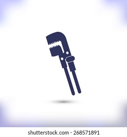 Spanner monochrome icon