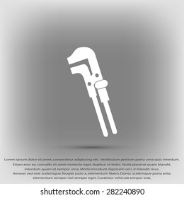 Spanner monochrome icon