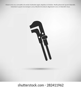 Spanner monochrome icon