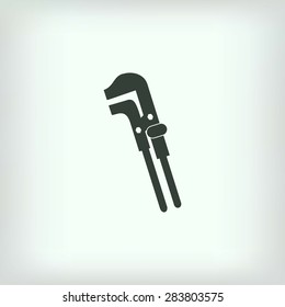 Spanner monochrome icon