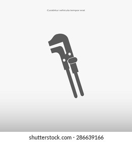 Spanner monochrome icon